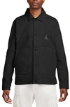 Jordan Essentials Chicago Cotton Jacket In Black