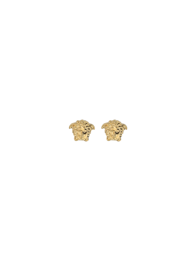 Versace Medusa Earrings In  Gold