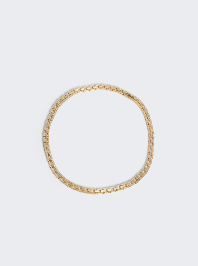 Ivi Slim Aurelia Chain Choker In Yellow Gold