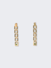 Ivi Aurelia Drop Earrings In Yellow Gold And Green