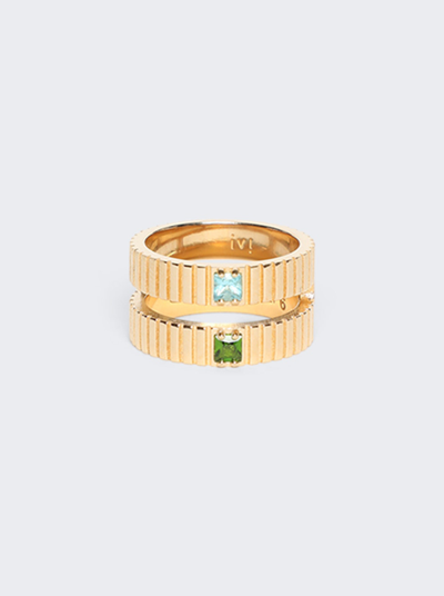 Ivi Slim Slot Ring In Gold