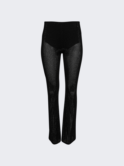 Alexander Wang Black Boot-leg Trousers