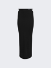 Alexander Wang T Black Cutout Maxi Skirt In Black