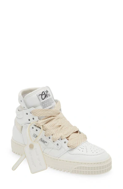 Off-white 3.0 Off-court Leather Sneakers In White