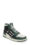 Amiri Men's Skel Leather And Suede High-top Sneakers In Green