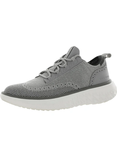 Cole Haan Zg Wfa Stitchlite Mens Knit Comfort Casual And Fashion Sneakers In Tornado-silver Birch