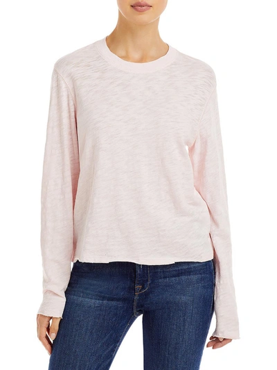 Atm Anthony Thomas Melillo Womens Cashmere Crewneck Sweater In Pink