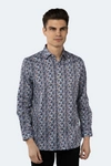 Luchiano Visconti Multicolor Splattered Marks Shirt In Multi
