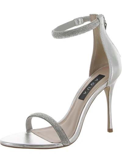 Aqua Womens Pumps Rhinestone Heels In Multi