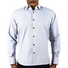 Luchiano Visconti Checkered White, Grey & Navy In Multi
