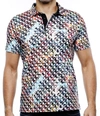 Luchiano Visconti Multicolor Geometric Shapes (tall) In Multi