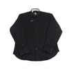 Luchiano Visconti Black Paisley Jacquard Shirt In Black