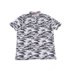 Luchiano Visconti Leo Grey Camo Polo In Multi