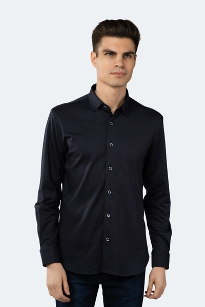 Luchiano Visconti Leo Black Solid Shirt