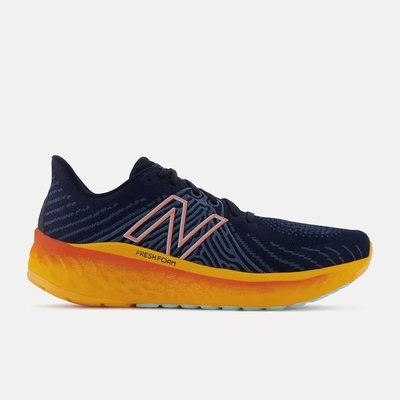 New Balance Men's Fresh Foam X Vongo V5 Running Shoes - D/medium Width In Eclipse W/ Vibrant Apricot In Blue