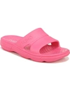 Ryka Womens Slip On Flat Pool Slides In Pink