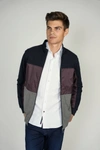 Luchiano Visconti Multicolor Full Zip Jacket In Multi