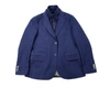 Luchiano Visconti Navy Herringbone Sportcoat In Multi