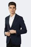 Luchiano Visconti Navy Sportcoat In Blue