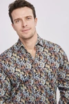 LUCHIANO VISCONTI MULTICOLOR PAISLEY SHIRT