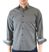 Luchiano Visconti Charcoal Grey With Black Jumbo Houndstooth In Multi