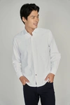 Luchiano Visconti White Puzzle Piece Shirt Signature Collection (big & Tall) In White