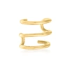 Rs Pure By Ross-simons 14kt Yellow Gold Multi-row Single Ear Cuff In Yellow