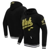 PRO STANDARD PRO STANDARD BLACK UTAH JAZZ SCRIPT TAIL PULLOVER HOODIE