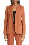 TWP TWP OVERSIZE STRETCH COTTON BLAZER