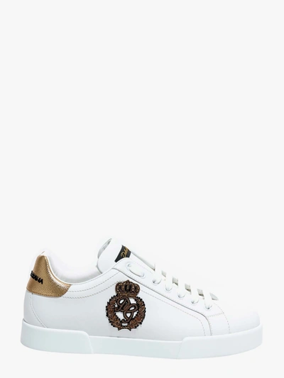 Dolce & Gabbana Man Portofino Man White Sneakers
