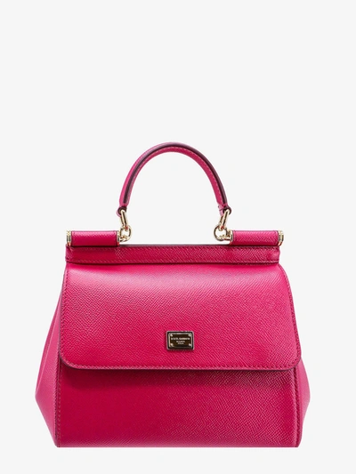 Dolce & Gabbana Woman Sicily Woman Pink Handbags