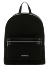 OFF-WHITE OFF WHITE MAN BLACK CANVAS CORE BACKPACK