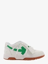 OFF-WHITE OFF WHITE MAN OUT OF OFFICE MAN GREEN SNEAKERS