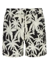PALM ANGELS PALM ANGELS MAN PRINTED POLYESTER SWIMMING SHORTS