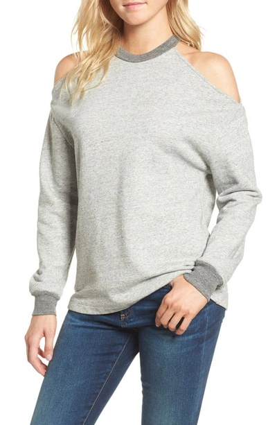 AG GIZI COLD SHOULDER SWEATSHIRT