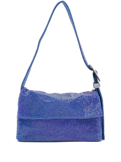 Benedetta Bruzziches Vitty La Mignon Crystal-embellished Mini Bag In Azul