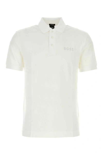 Hugo Boss Boss Polo In Black