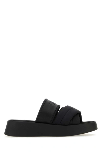 Chloé Chloe Slippers In Black