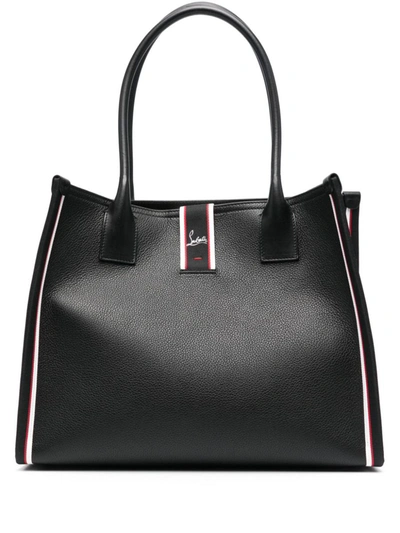 Christian Louboutin Nastroloubi L Top Handle Bag In Black