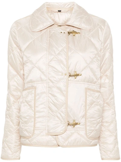 Fay 3 Ganci Quilted Jacket In Pink