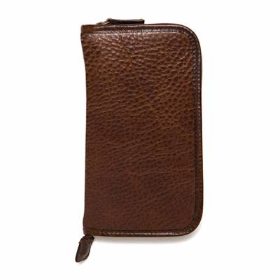 Billy Reid Accessories Case In Titan Milled Brown