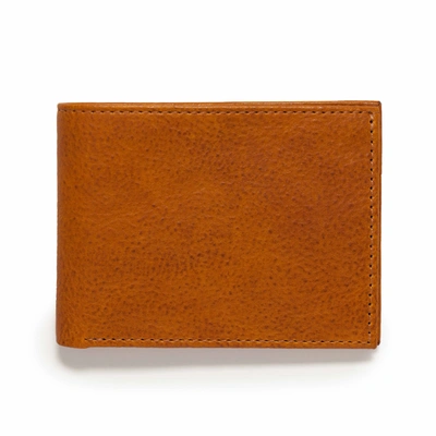Billy Reid Bi-fold Wallet In Modern Saddle