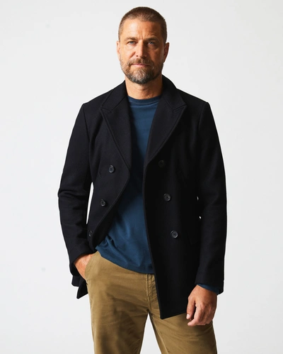 Billy Reid, Inc Bond Peacoat In Black