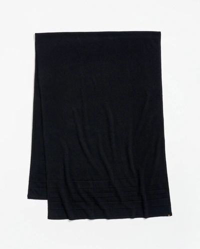 Reid Cashmere Sweater Wrap In Black