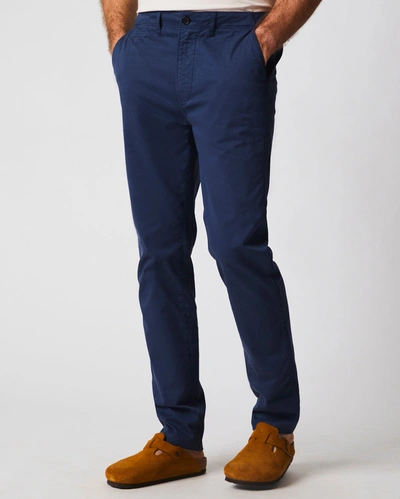 Reid Chino Pant In Carbon Blue