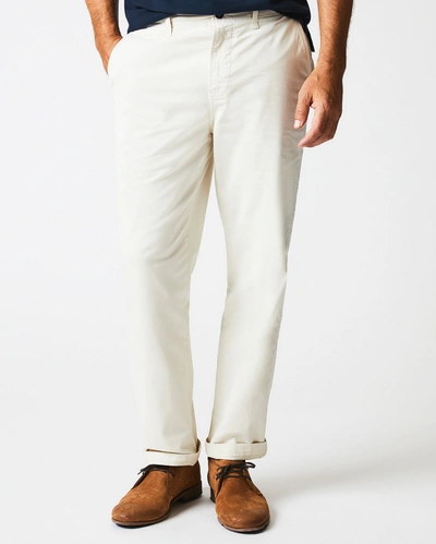 Reid Chino Pant In Eggshell