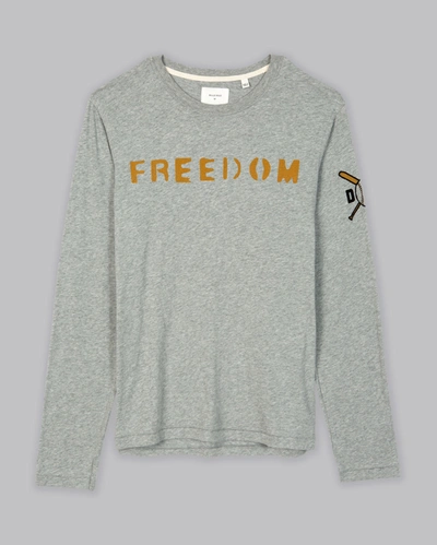 Billy Reid, Inc Dc L/s Tee In Grey