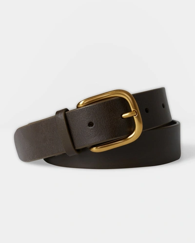 Billy Reid, Inc Distressed Leather Belt In Cinnamon