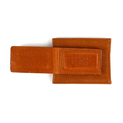 Billy Reid Money Clip Wallet In Modern Saddle