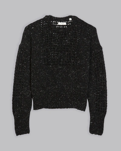 Billy Reid, Inc Net Boxy Jumper In Black